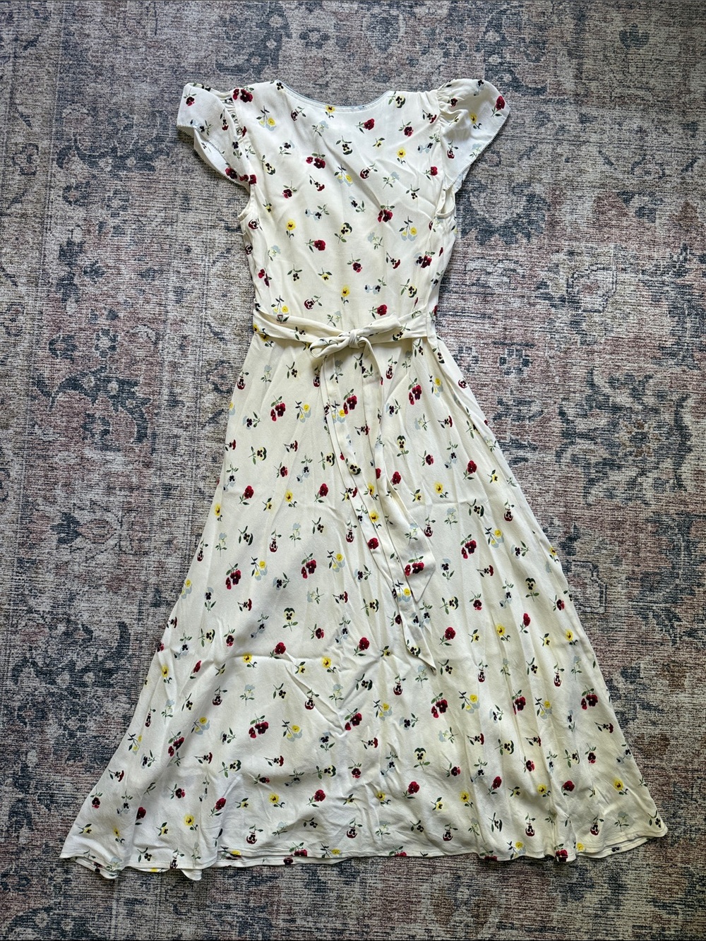 GAP x Doen floral maxi dress, size 0 - Picture 3 of 3
